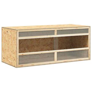 vidaXL Terarij iz konstruiranega lesa 120x50x50 cm