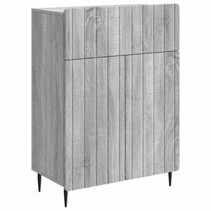 vidaXL Strani &scaron;al Siva Sonoma 66 x 34,5 x 92 cm Inženirski les