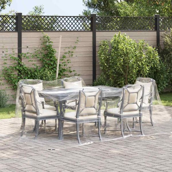 vidaXL Prozorna ponjava z u&scaron;esi 3x5 m PVC