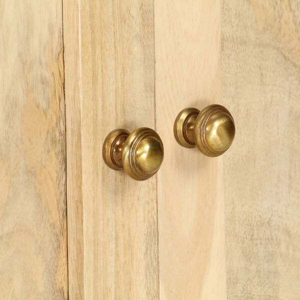 vidaXL Stranska omarica 65x30x75 cm trden mangov les