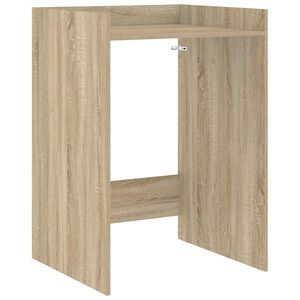 vidaXL Omara za pralni stroj Sonoma hrast 67,5 x 62 x 97 cm