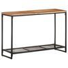 vidaXL Konzolna mizica 110x35x75 cm trden akacijev les