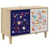 vidaXL TV omarica MAINZ 69 x 33 x 50 cm Sonoma Inženirski les