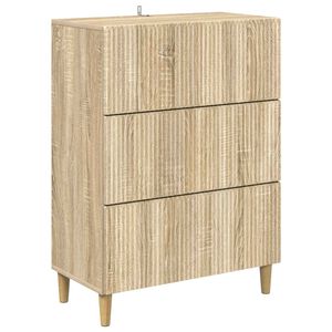 vidaXL Predalna omara Sonoma hrast 66 x 34,5 x 90 cm Inženirski les
