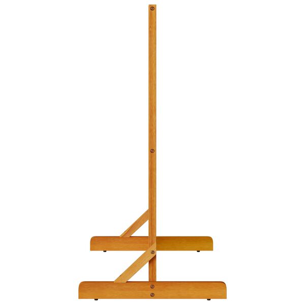 vidaXL Zaslonska za&scaron;čita Rjava 79.5 x 50 x 110 cm Trden akacijev les