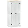 vidaXL Omare Bela 76 x 50 x 170 cm Masivno borovo les