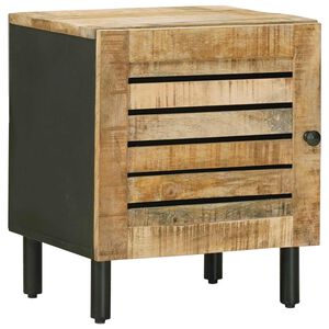 vidaXL Nočna omarica Naravna 40 x 33 x 46 cm Masiven les manga