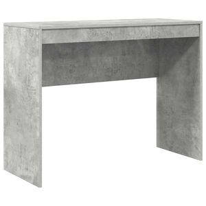 vidaXL Miza Betonsko siva 100 x 40 x 76 cm