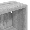 vidaXL Kopalna stenska omarica s polico Siva Sonoma 40 x 16 x 62,5 cm