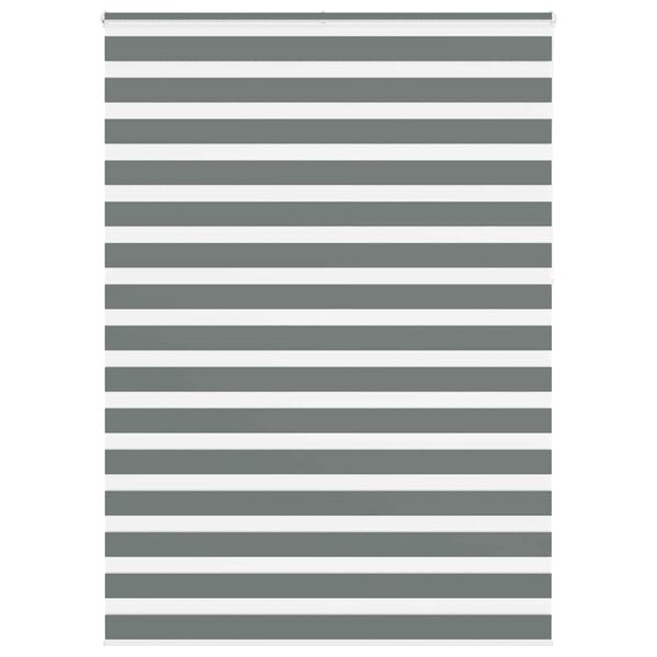 vidaXL Zebra senčilo temno sivo 165x230 cm tkanina &scaron;irina 160,9 cm