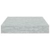 vidaXL Stenska polica betonsko siva 23x23,5x3,8 cm MDF