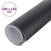 vidaXL Folija za avto mat črna 100x150 cm