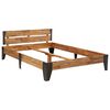 vidaXL Posteljni okvir trden akacijev les z brušenim finišem 120x200cm