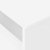 vidaXL Konzolna miza Bela 91,5 x 35 x 38,5 cm Konstruiran les