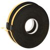 vidaXL Samolepilni pena trak 2 kos Črna 15mm x 10m CR pena
