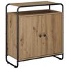 vidaXL Komoda Artisan hrast 68 x 35 x 75 cm Predelan les