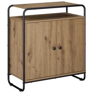 vidaXL Komoda Artisan hrast 68 x 35 x 75 cm Predelan les