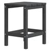 vidaXL Vrtna miza Adirondack antracitna 38x38x46 cm HDPE