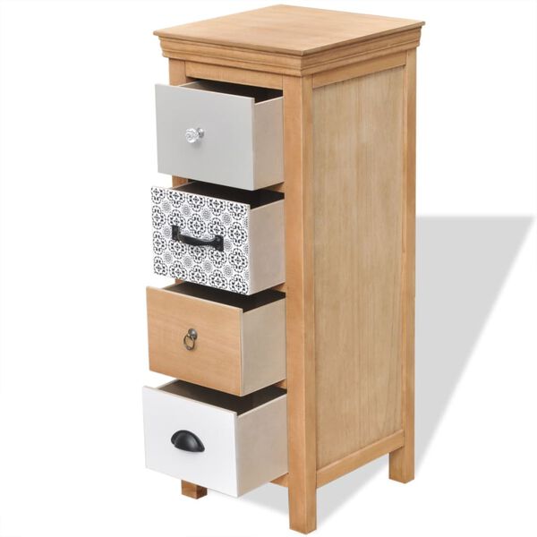 vidaXL Omarica s predali 35x35x90 cm trden les