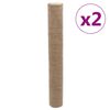 vidaXL Rola iz jute 2 kosa 1x50 m 100 % juta 200 g/m&sup2;