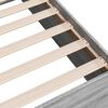 vidaXL Posteljni okvir siva sonoma 75x190 cm inženirski les