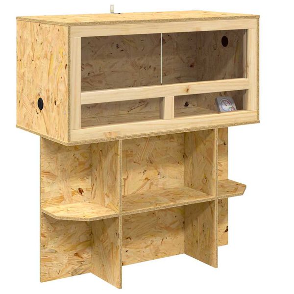 vidaXL Terarij Rjava 80 x 40 x 90 cm OSB