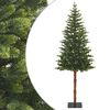 vidaXL Umetno Zložljivo Božično Drevo 180 cm PVC in kovina Zelena
