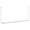 vidaXL Stojalo za drva 300x25x150 cm Pocinkano jeklo