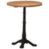 vidaXL Bistro miza &Oslash; 60x76 cm trden akacijev les