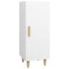 vidaXL Komoda bela 34,5x34x90 cm konstruiran les