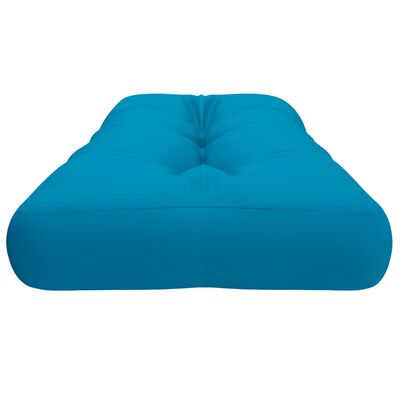 vidaXL Blazina za kavč iz palet modra 120x40x12 cm