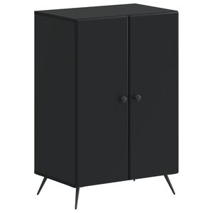 vidaXL Omara za čevlje BREDA 59,5 x 39,5 x 90 cm Inženirski les Črna