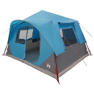 vidaXL Takoj&scaron;nji &scaron;otor Modra 365 x 380 x 200 cm Poliester in jeklo
