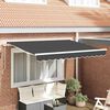 vidaXL Retraktilna tenda Antracit 250 x 200 cm blago