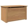 vidaXL Skrinja s pokrovom PANAMA 79x42x46 cm trdna borovina