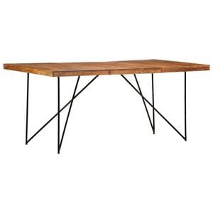 vidaXL Jedilna miza 180x90x76 cm trden akacijev les