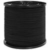 vidaXL Bungee vrvi 4 mm Črna PP in guma