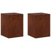 vidaXL Stojalo za rastline 2 pcs Rjav 30 x 30 x 40 cm