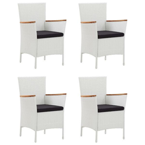 vidaXL Vrtna jedilna garnitura 5-delna