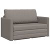 vidaXL Sofa postelja 110cm Taupe blago