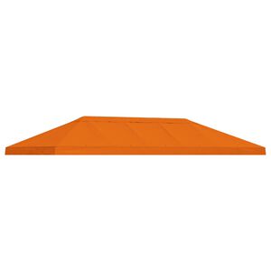 vidaXL Za&scaron;čita za gazebo s senčnikom 6 x 3 m Oranžna Poliester 190