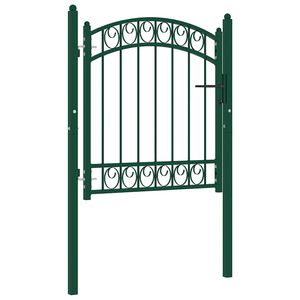 vidaXL Ograjna vrata EMMEN 104 x 86 cm Zaklenljivo