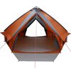 vidaXL Teepee &scaron;otor s streho Siva in oranžna 490 x 410 x 210 cm