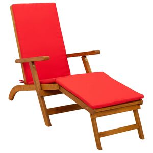 vidaXL Zložljiv in nagibni ležalnik 55 x 146 x 91 cm