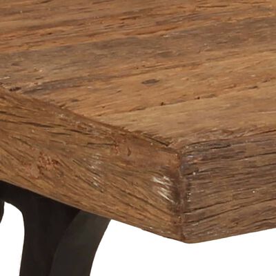 vidaXL Klubska mizica iz trdnega odsluženega lesa 100x60x40 cm
