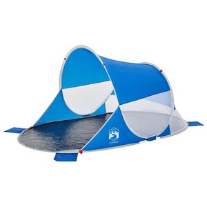 vidaXL &Scaron;otor za plažo pop-up azurno moder vodoodporen