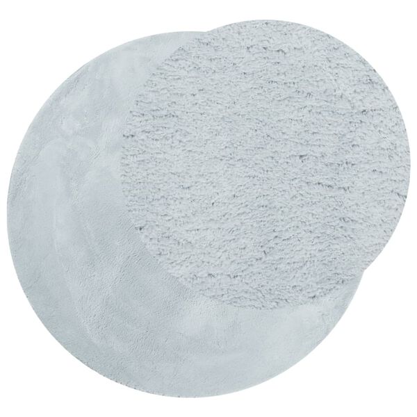 vidaXL Preproga HUARTE s kratkimi vlakni mehka pralna modra &Oslash; 160 cm