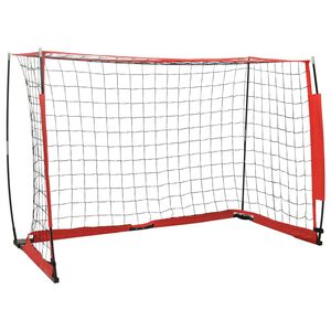 vidaXL Nogometni gol 184x91x124,5 cm jeklo