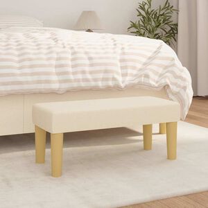 vidaXL Klop krem 70x30x30 cm blago