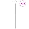 vidaXL Klini za &scaron;otor 25 kosov 23 cm &Oslash;4 mm pocinkano jeklo